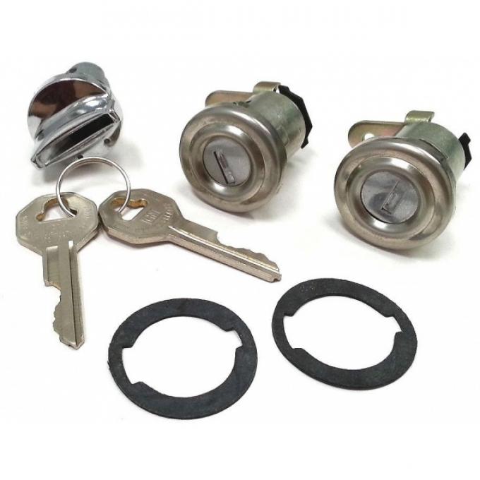 Max Performance Ignition & Door Lock Set, With Key & Pawls| PY216A Corvette 1965