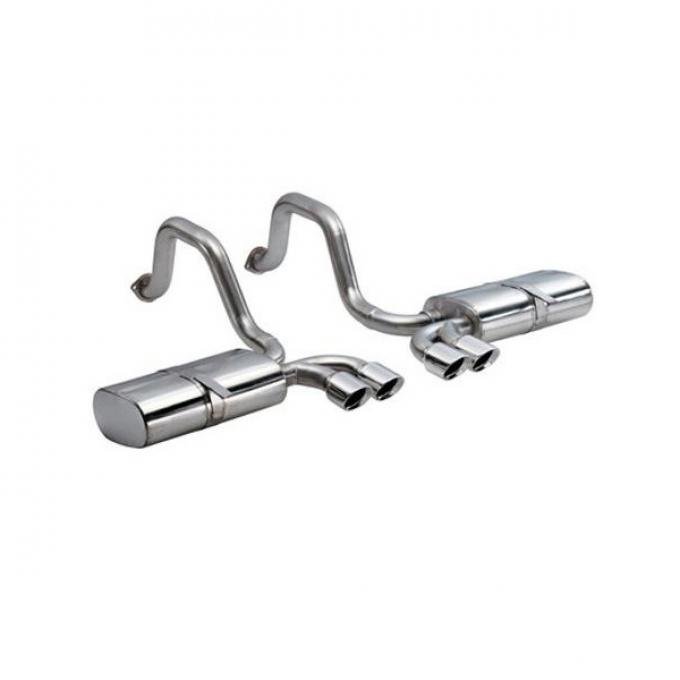 Corvette Exhaust System, CORSA, Indy With Pro-Series 3-1/2"Tips, 1997-2004