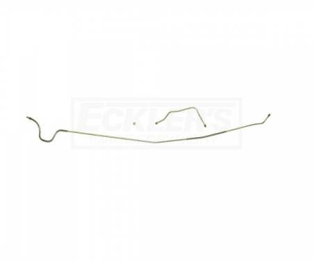 Fuel Tank To Pump Lines, Two Piece, One Union, Stainless Steel, 1958-1960