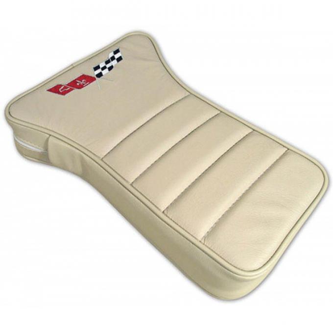 Corvette Cushion, Center Console, With Embroidered Logo, 1979