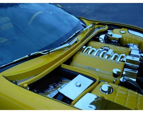 Corvette Weatherstrip Kit, Engine Compartment, Yellow, 1997-2004