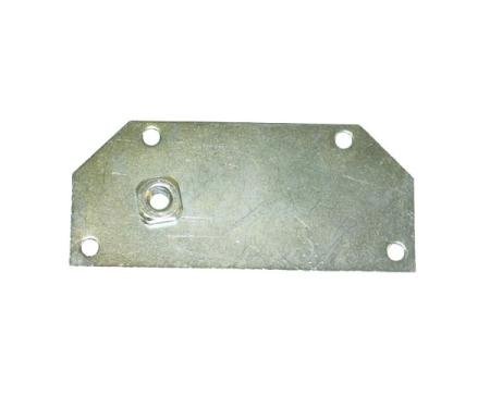 Corvette Seat Hold Down Retainer Plate Underbody Front Right, 1956-1962