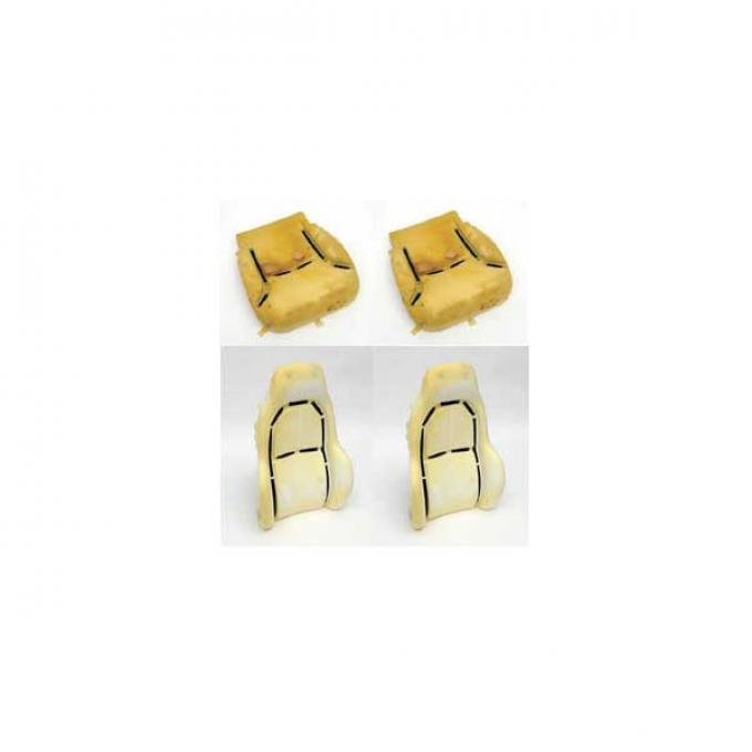CA 1997-2004 Chevrolet Corvette Seat Foam Standard 4 Piece Set 39126