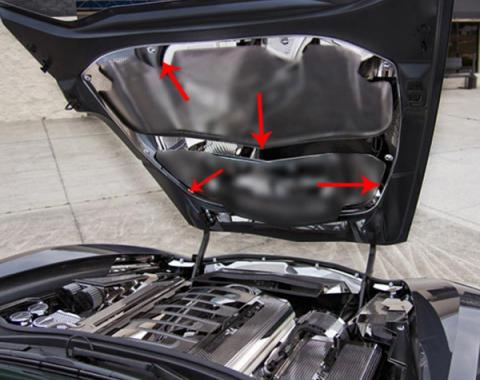 American Car Craft Hood Trim With Center Brace| 053078 Corvette Z06 Only 2015-2017