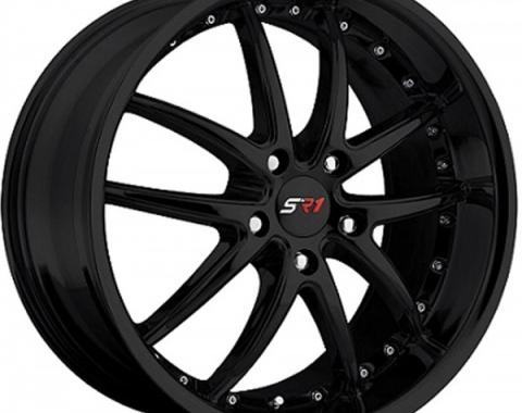 Corvette Wheel Package, Gloss Black, Apex Series, 18" Front, 19" Rear, 1997-2013