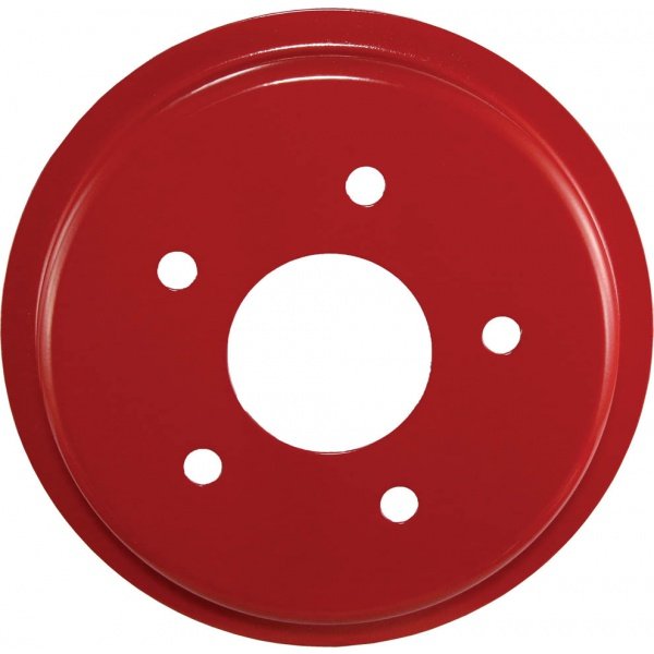 Corvette Brake Rotor Hub Covers, Red, For Cars With Z51 & F55 Option