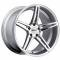 Corvette Wheel, Cray Brickyard, 20x11,  Rear Only, Silver, 2014-2015