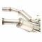 Corvette B&B Exhaust System, C6 Z06/ZR1 Bullet Quad Oval, 2006-2013