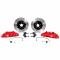 Corvette Stingray AP Racing Radi-CAL Rear Brake Kit, 4-Piston Caliper & J-Hook Rotors, 2014-2017