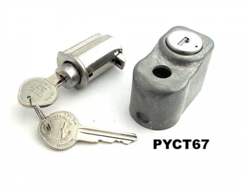 Max Performance Glove Box & Spare Tire Lock Kit With Original Keys, Concours Correct| PYCT67 Corvette 1967