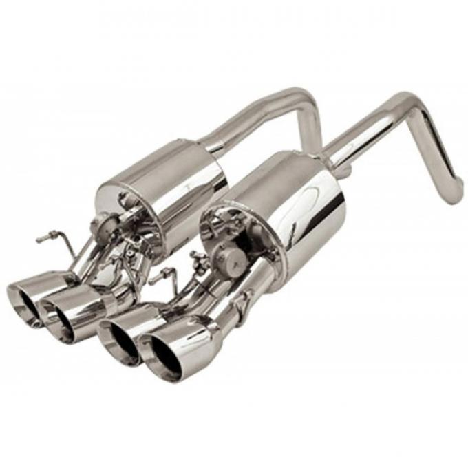 Corvette Exhaust System, B&B, Fusion, Z06/ZR1, With Quad Oval Tips, 2008