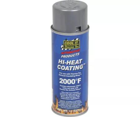 Thermo-Tec Hi-Heat Exhaust Wrap Coating, Aluminum
