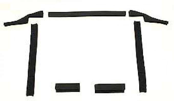 Corvette Radiator/Fan Shroud Seal Kit, L48, Without Air Conditioning, 1979