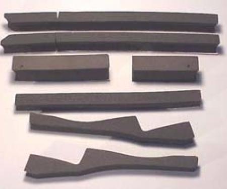 Corvette Radiator/Fan Shroud Seal Kit, L48, Without Air Conditioning, Late 1976-1978