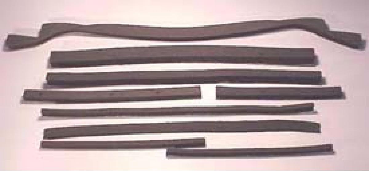 Corvette Radiator/Fan Shroud Seal Kit, With Air Conditioning, 19741975