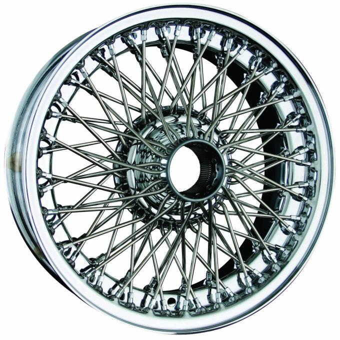 Dayton Wire Wheel -Aston-Martin-DB2, DB3, DB4, DBS-Tube Type-16x5-72-Chrome D457CTT