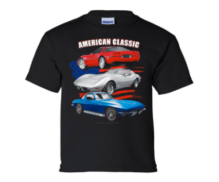 Port & Company Youth Classic Gen Corvette T-Shirt