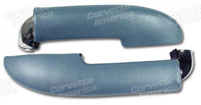 CA 1959-1961 Chevrolet Corvette Armrests with Chrome End