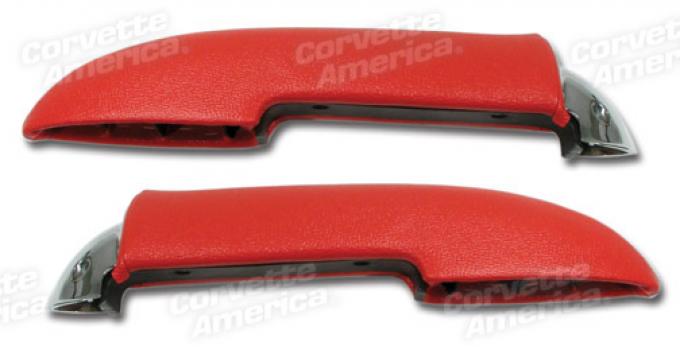 CA 1958 Chevrolet Corvette Armrests with Chrome End