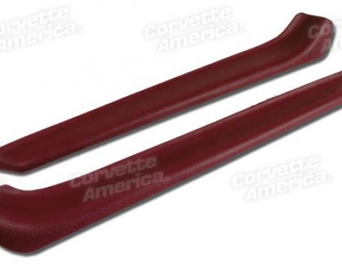 Corvette Armrest Patches, Oxblood (31), 1973-1975
