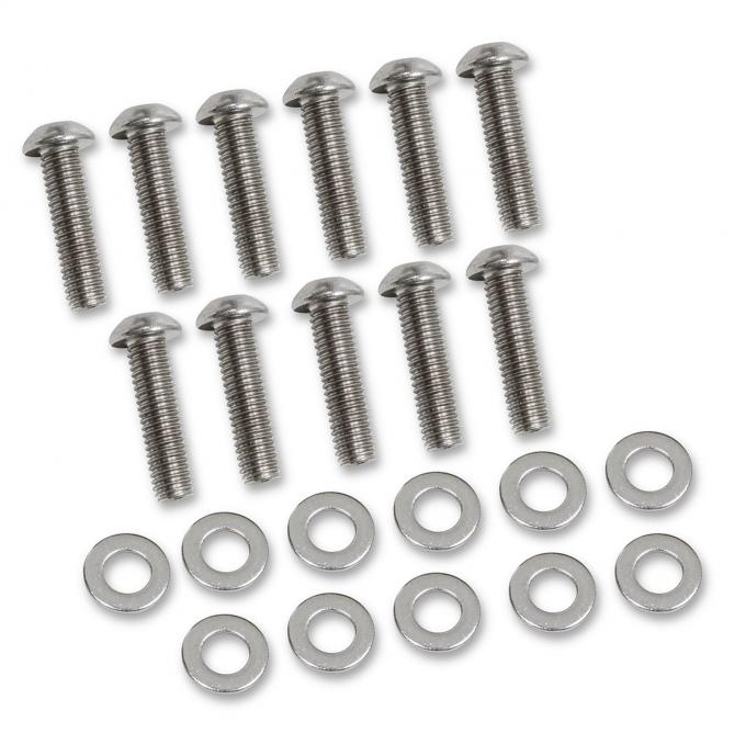 Mr. Gasket Valley Cover Bolt Set, Stainless Steel 60920G
