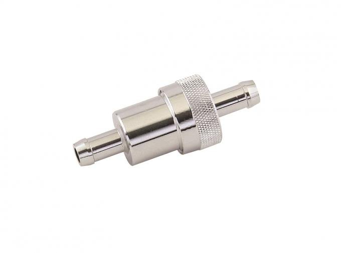 Mr. Gasket Chrome Plated High Performance Fuel Filter 6153