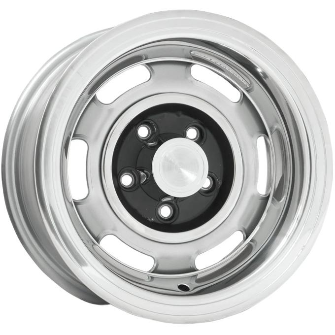 Wheel Vintiques 14x6 Pontiac Rallye I Silver 5x4.75" bolt 4.25" backspace 59-4634044A