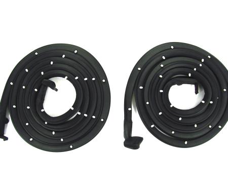 Precision Door WeatherstripKit, Left and Right Hand, 2 Piece Kit, Fits 2 Door Hardtops and Convertibles DWP 1410 55