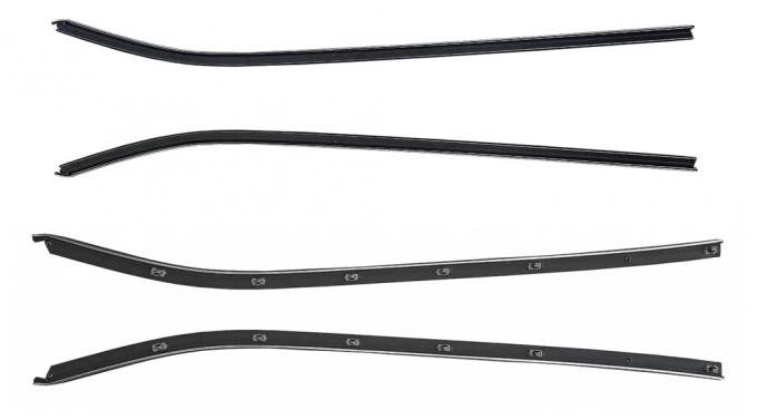 Precision 1969-1982 Chevrolet Corvette Beltline Molding Kit, Left and Right Hand, 4 Piece Kit WFK 1417 69