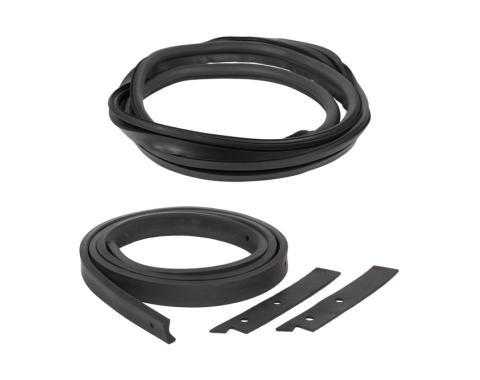 Precision 1956-1962 Chevrolet Corvette Windshield Weatherstrip Seal Kit, 4 Piece set WKT D450