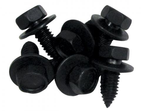 Redline Restomotive® 1968-1982 Chevrolet Corvette 6 Piece Headlight Housing Bearing Screw Set