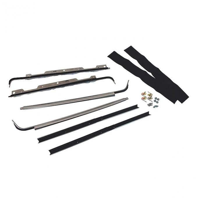 Corvette Window Felt/Door Garnish Molding Set, 1959-1962