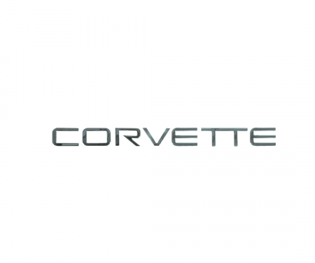 Corvette Rear Bumper Lettering Kit, 1991-1996 | 91-96 Chrome