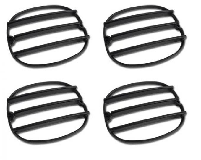 Corvette Tailght Louver Kit, Phantom Matt Black, 1991-1996