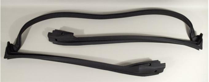 Corvette Weatherstrip, Roof & Window Front Latex, 1984-1996