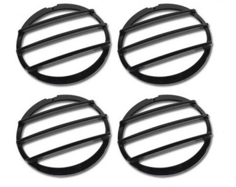 Corvette Taillight Louver Kit, Gloss Black, 2005-2013