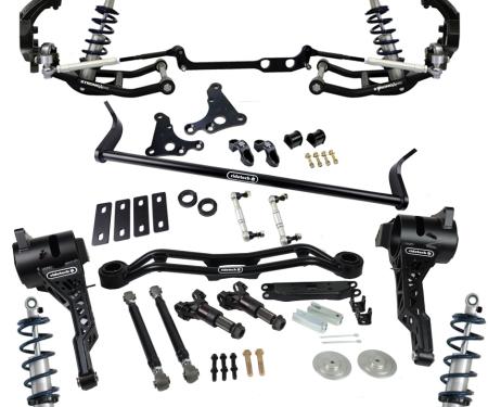 Ridetech HQ Coil-Over System with hub spindles & trailing arms for 1963-1979 Corvette 11530203