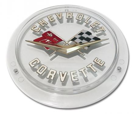 Trim Parts 58-60 Corvette Front and 58-62 Gold Rear Emblem, Each 5090