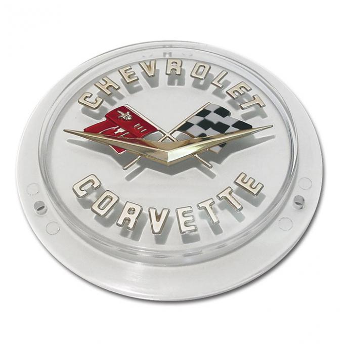 Trim Parts 58-60 Corvette Front and 58-62 Gold Rear Emblem, Each 5090
