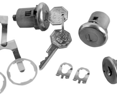 Dynacorn 67 Ignition & Door Kit Original 66-67 Chevelle / GTO / Monte / Chevt / Nova / Pickup 104A