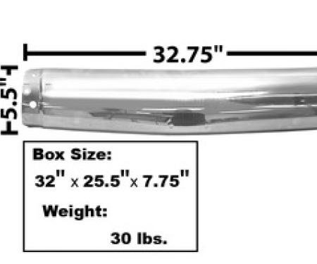 Dynacorn 55 Front Bumper 3 Piece Style 4051