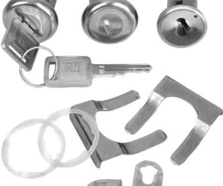 Dynacorn 67 Ignition & Door Kit Later 66-67 Chevelle / GTO / Monte / Chevt / Nova / Pickup 104