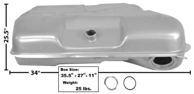 Dynacorn 70-74 22 Gal. Gas Tanks w/e.e.c. Impala / Bel Air / Caprice T29F