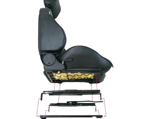 Procar 1971-1976 Chevrolet Corvette Adapters Bucket Common 81174