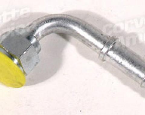Corvette Air Conditioning Expansion Valve to Hose Fitting, 90 Degree, 1963-1965