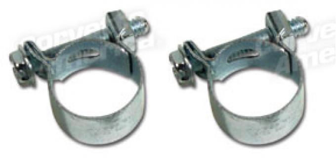 Corvette Expansion Tank to T Fitting Hose Clamps, 1963-1967