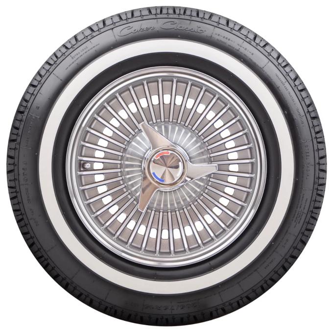 Coker Classic Star Series Tire 1.00 Inch Whitewall 205/75R15 738104