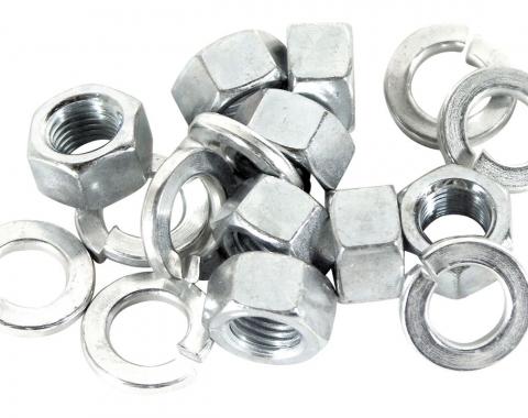 Redline Restomotive® 1963-1982 Chevrolet Corvette 16 Piece Rear Backing Plate / Shield Hardware