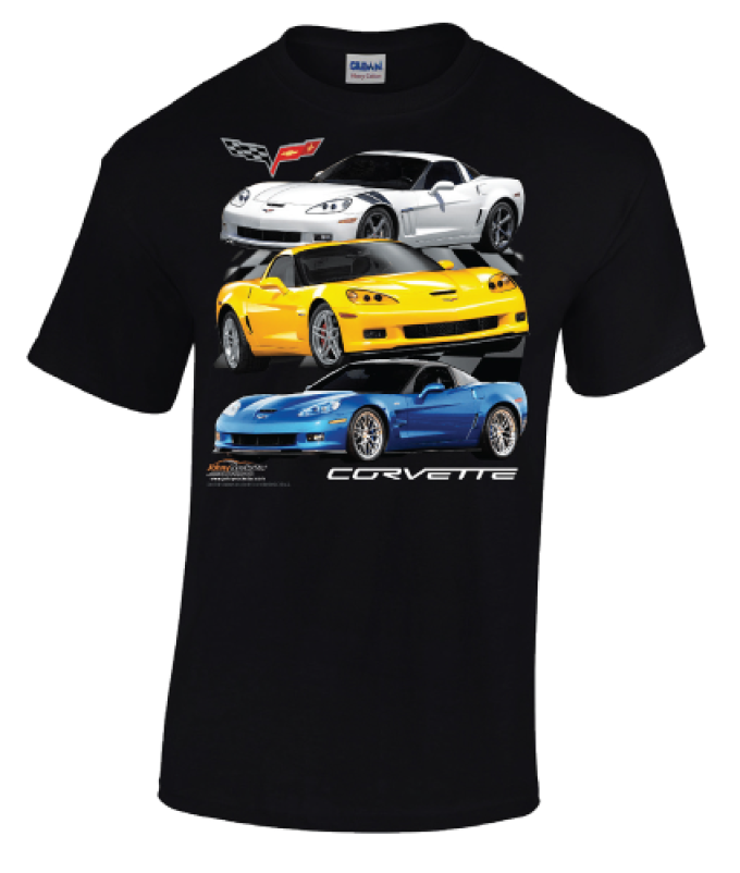 Port & Company C6 Corvette T-Shirt