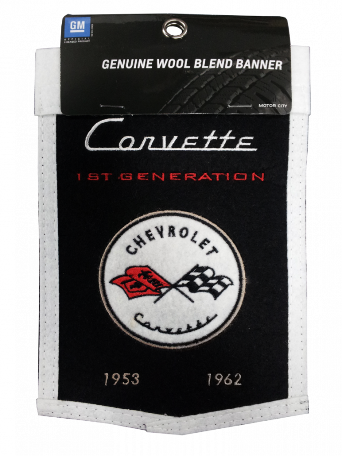 Genuine Wool Blend Mini-Banner with C1 Emblem
